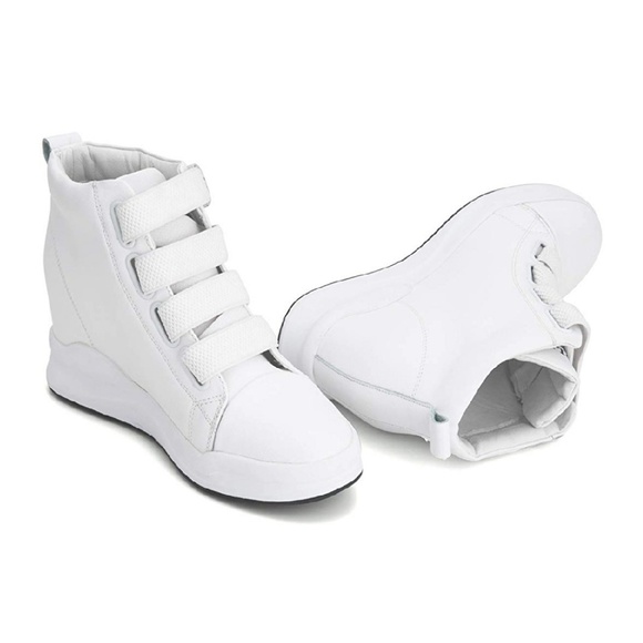 COPY - Women's Casual Platform High-Top Sneaker Hidden He - Picture 7 of 7